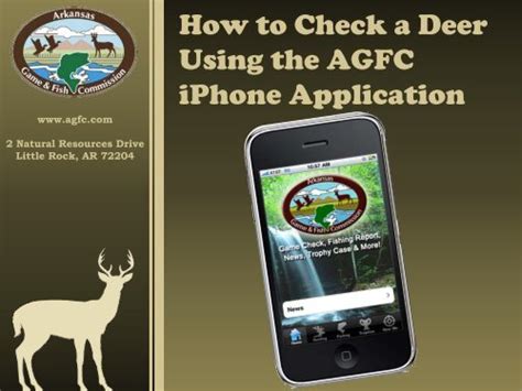 agfc check deer online app